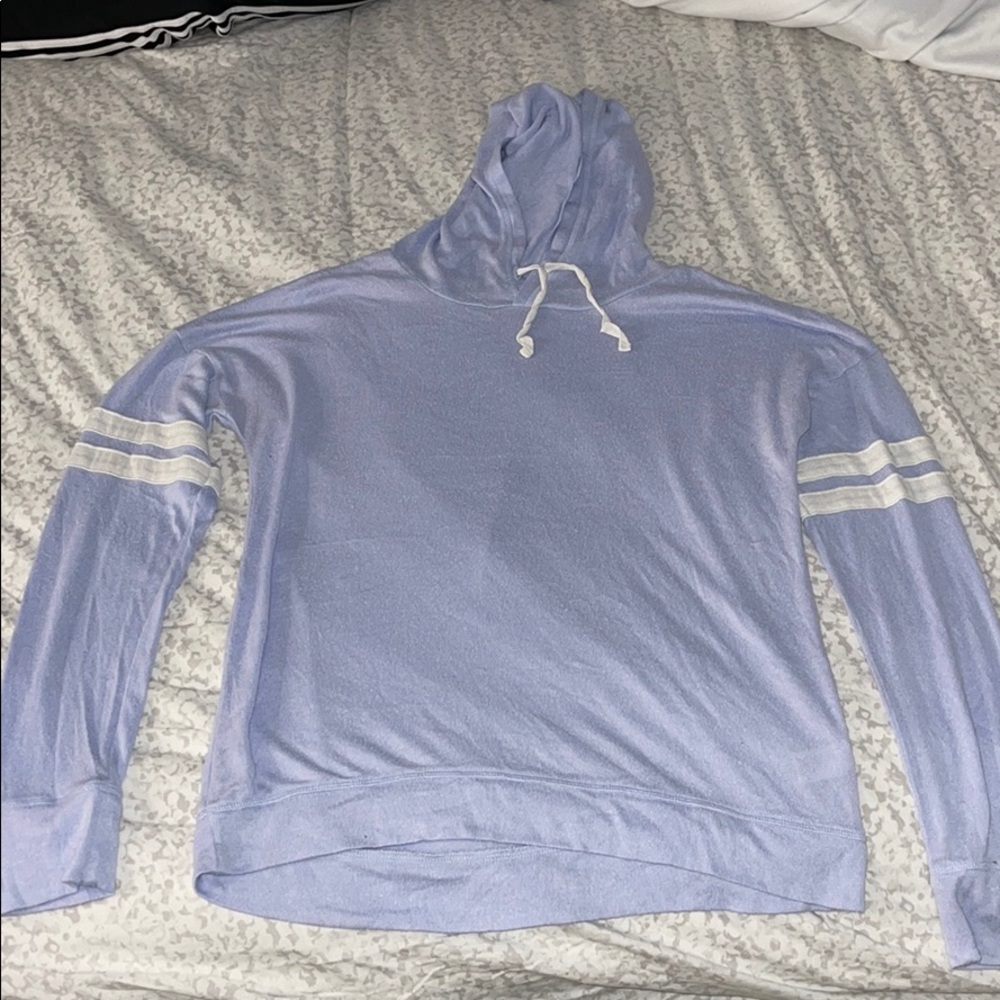 Lilac long sleeve with hoodie
